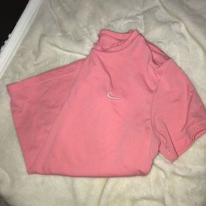 Pink Dri-Fit Nike shirt w/ embroidered Nike sign !